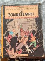 Kuifje  De Zonnetempel 1949, Boeken, Gelezen, Eén stripboek, Ophalen of Verzenden, Herge