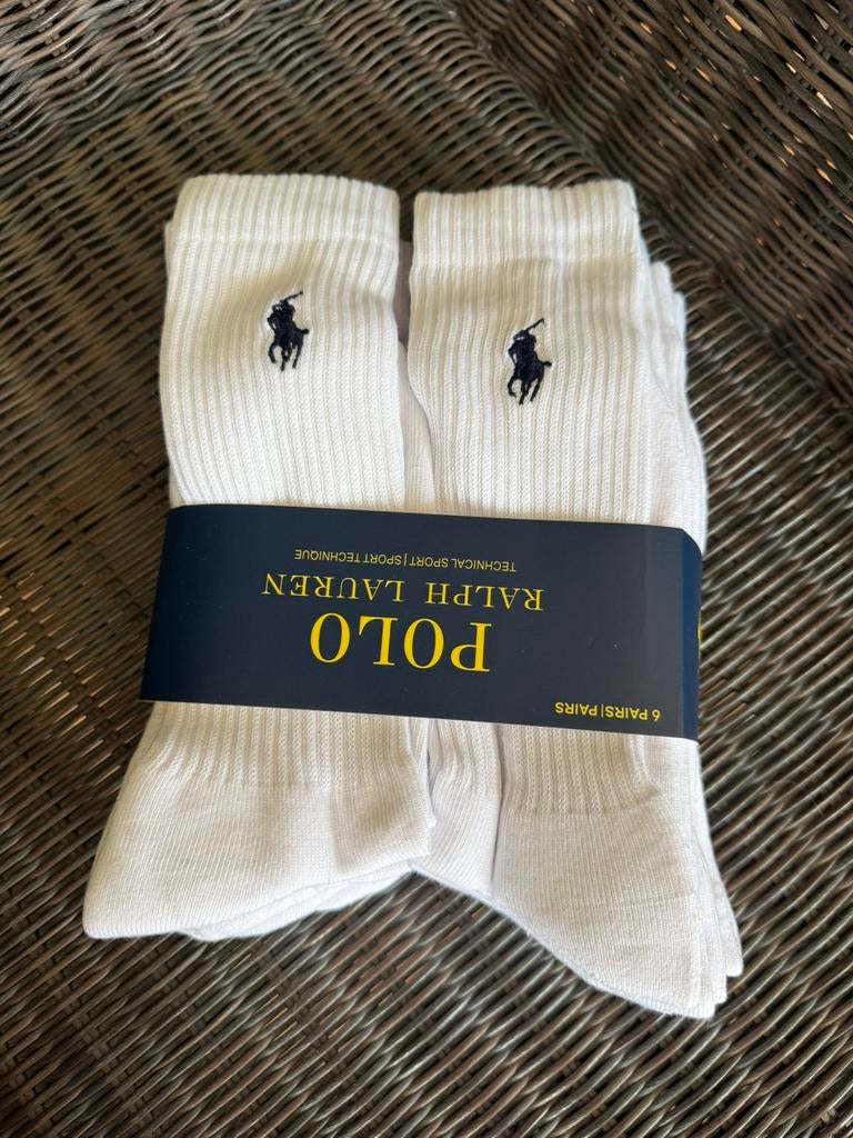 Ralph Lauren Sokken, Vêtements | Hommes, Chaussettes & Bas, Enlèvement ou Envoi, Comme neuf, Blanc
