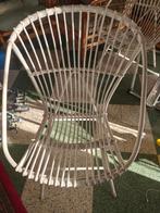 2 witte rieten kuip zetels, Enlèvement, Comme neuf, Une personne, Moins de 150 cm