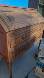 Titel:
Antieke / vintage eiken secretaire – massief houten s, Huis en Inrichting, Ophalen