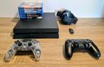 PS4 + 6 Games + 2 Controllers + Headset, Games en Spelcomputers, Met 2 controllers, Ophalen of Verzenden, Original, 500 GB