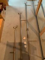 Lot de 3 tringles a tentures en acier massif gris mat, Enlèvement, Comme neuf