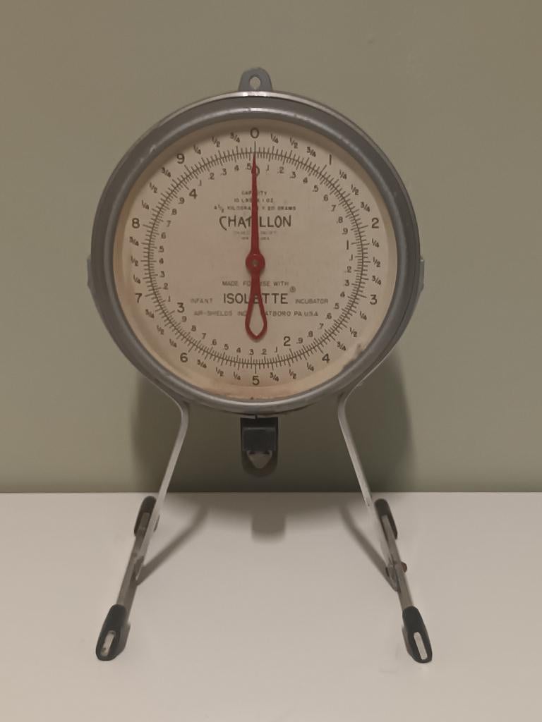 Vintage hangweegschaal, Antiek en Kunst, Antiek | Gereedschap en Instrumenten, Ophalen of Verzenden