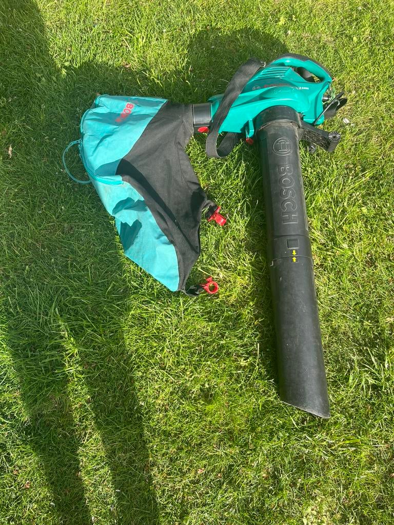 Bosch ALS 2400, Jardin & Terrasse, Souffleurs de feuilles, Comme neuf, Électrique, Avec sac de ramassage, Avec fonction d'aspiration