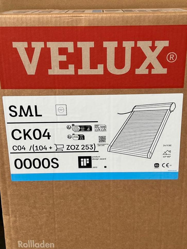 Titre : Volet roulant rigide VELUX SML CKO4 – Électrique  N, Bricolage & Construction, Vitres, Châssis & Fenêtres, Enlèvement
