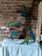 Sculpture murale décorative en métal -poisson stylée, Ophalen