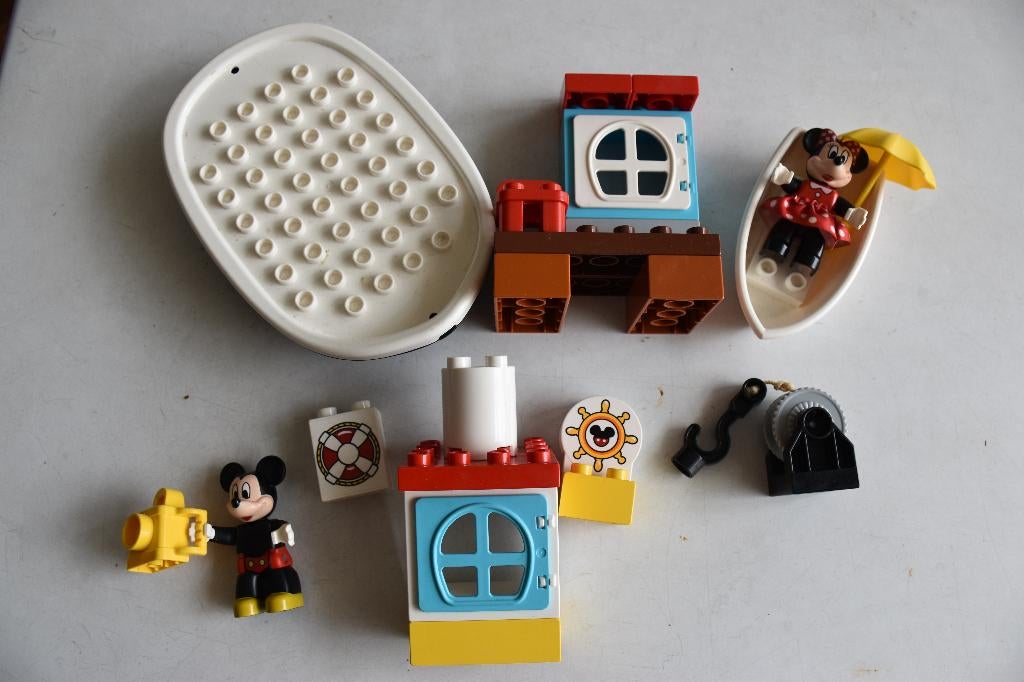 Duplo 10881 "Mickey's boot", Ophalen, Compleet, Zo goed als nieuw, Complete set