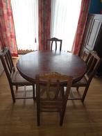 Ronde uitschuifbare tafel met 4 stoelen, Enlèvement