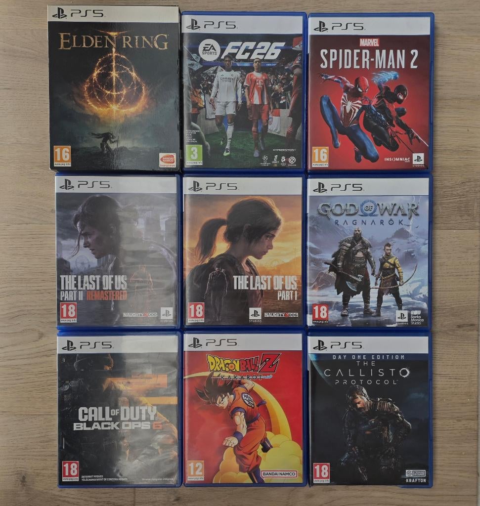 Jeux PS5 : voir description pour prix vente à la pièce, Games en Spelcomputers, Games | Sony PlayStation 5, Ophalen, Zo goed als nieuw