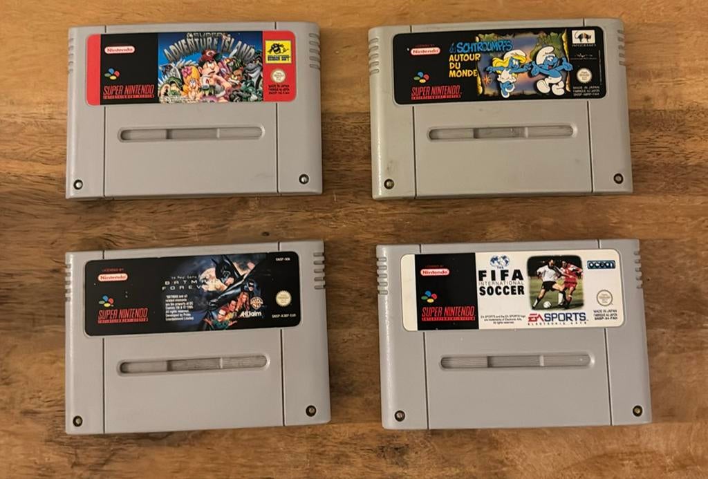 Jeux super nintendo, Enlèvement