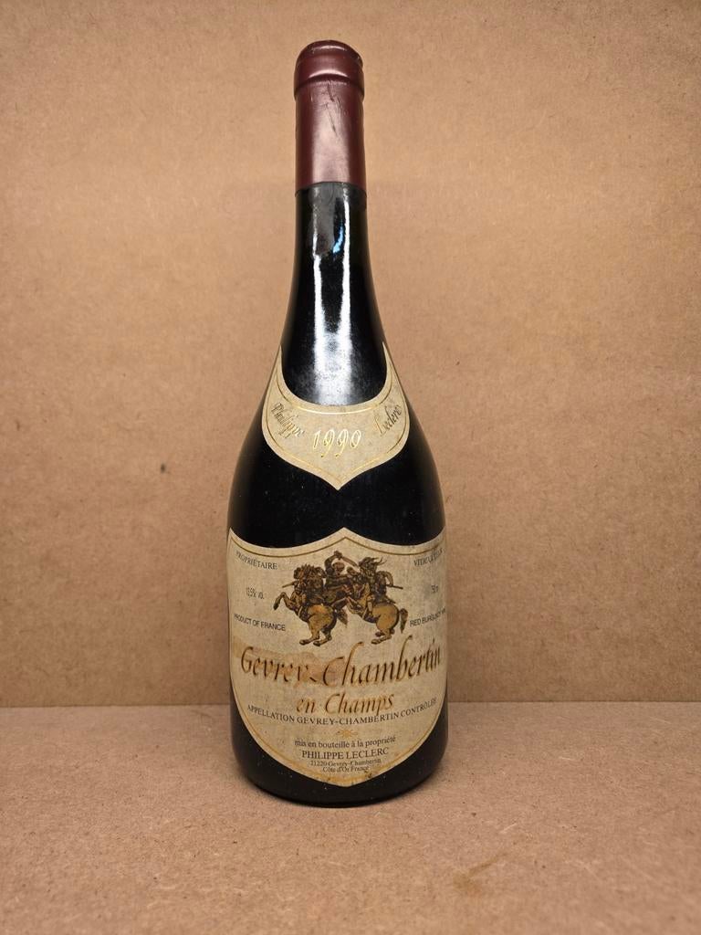 1x Gevrey Chambertin Grand Cru "En Champs" 1990, Collections, Enlèvement