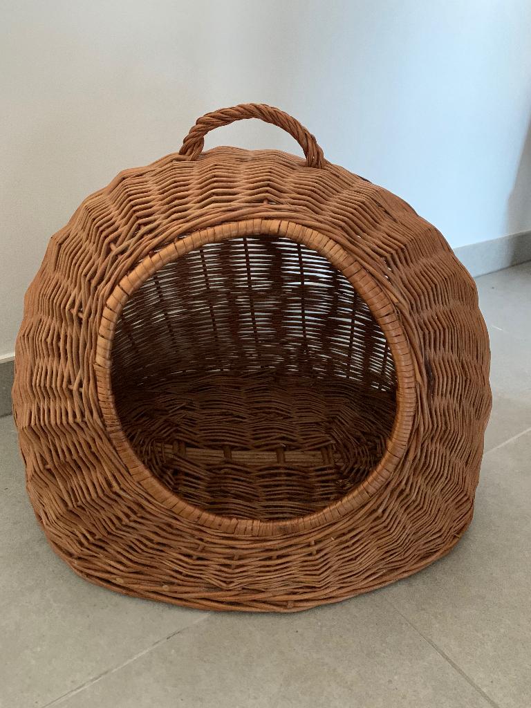 Katten mandje, Animaux & Accessoires, Paniers pour chats, Enlèvement, Comme neuf, Roseau