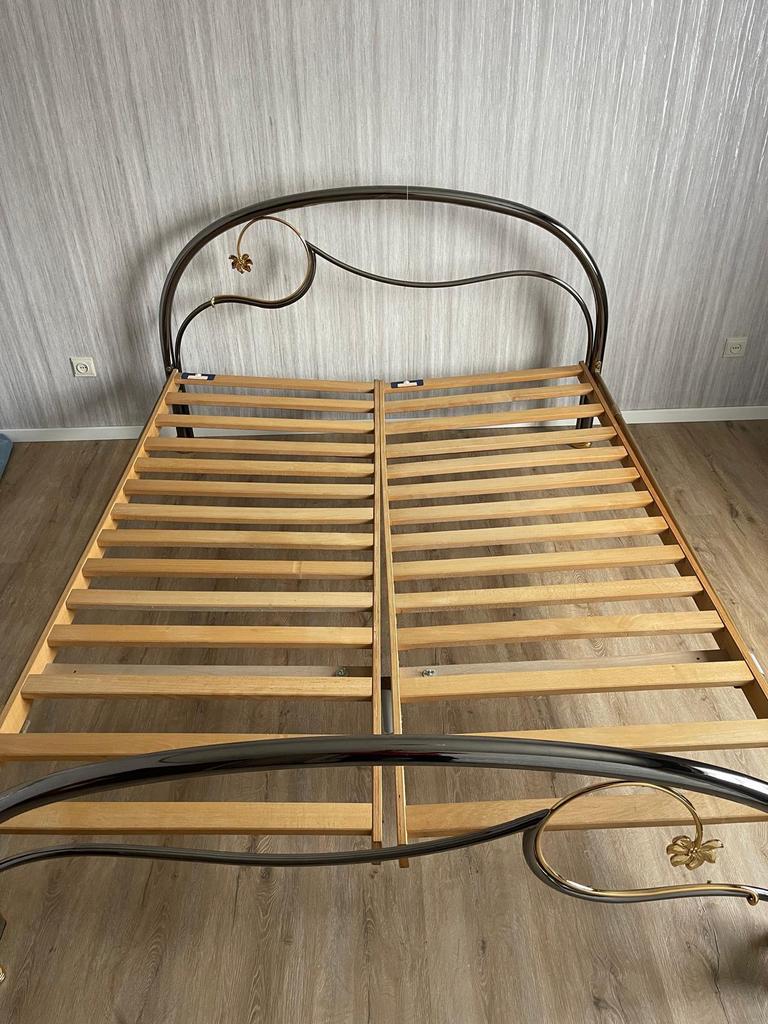 Bed met nachtkastjes, Huis en Inrichting, Slaapkamer | Bedden, Ophalen, Gebruikt, 200 cm, 160 cm