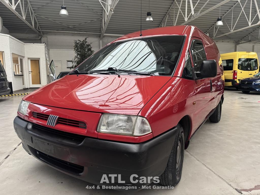 Fiat Scudo 1.9D | Lichte Vracht | Inbouw Kasten | 1J Garanti, Auto's, Voorwielaandrijving, 4 deurs, Monovolume, Zwart