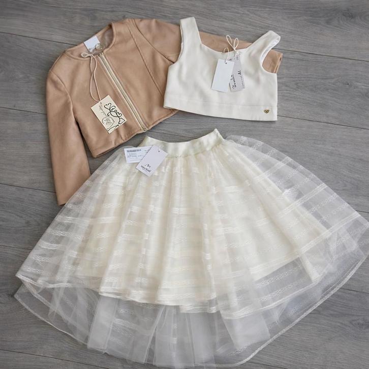 Prachtige communie / feestset – maat 140 – NIEUW, Enfants & Bébés, Vêtements enfant | Taille 140, Fille, Enlèvement ou Envoi