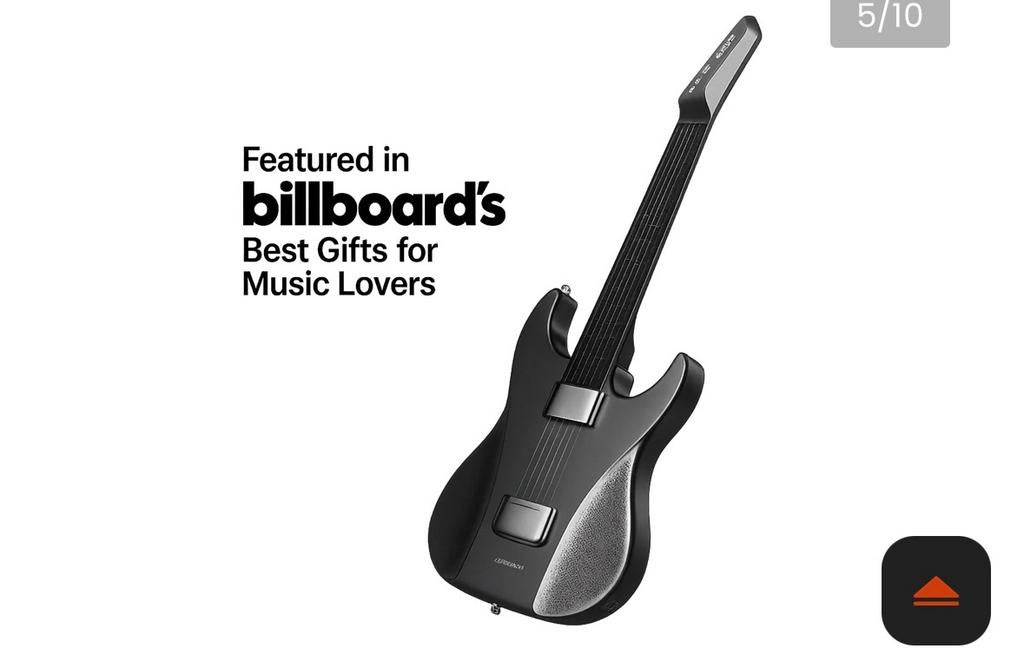 Aeroband gitaar slechts 1 x gebruikt!, Ophalen, Zo goed als nieuw