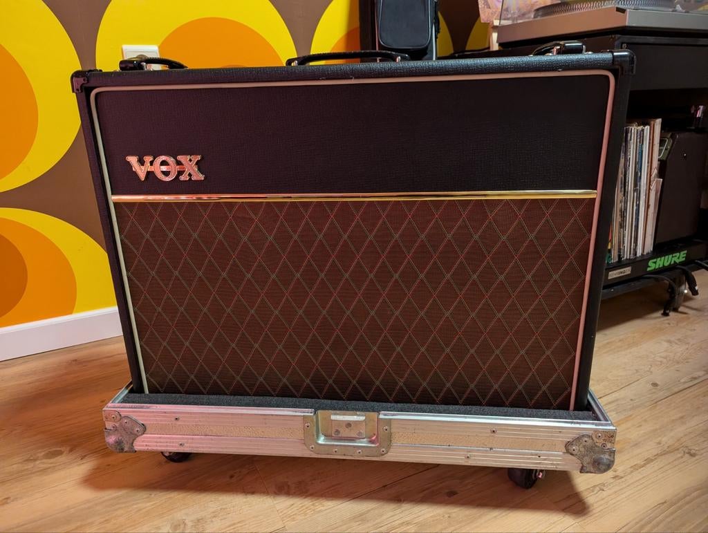 Vox AC30 CC2X met Celestion Alnico Blue speakers +flightcase, Ophalen