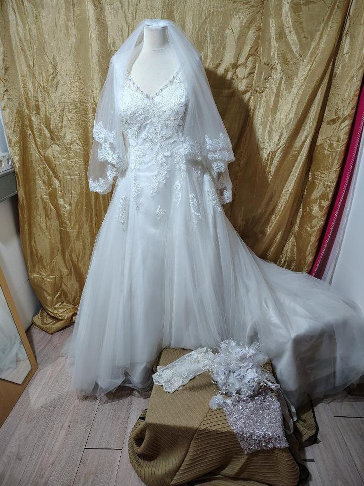 Trouwjurk, Kleding | Dames, Trouwkleding en Trouwaccessoires, Gedragen, Trouwjurk, Overige kleuren, Ophalen