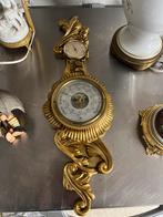 Vergulde spiegel en barometer, Ophalen