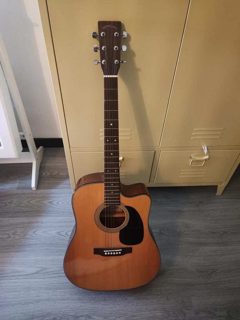 Sigma DMC semi akoestische gitaar, Muziek en Instrumenten, Snaarinstrumenten | Gitaren | Akoestisch, Ophalen