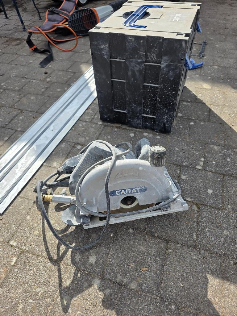 Carat TC 1800 Tegelzaag (Compleet), Doe-het-zelf en Bouw, Gereedschap | Zaagmachines, Ophalen, Gebruikt, Invalzaag, 30 tot 70 mm