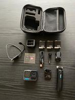GoPro Hero 12 Black + accessoires (zo goed als nieuw), TV, Hi-fi & Vidéo, Caméras action, Enlèvement, Comme neuf, GoPro