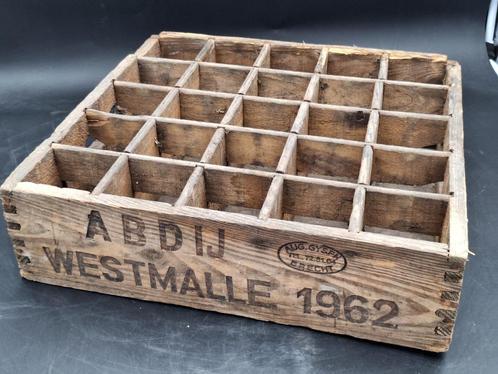 oude bierbak ABDIJ WESTMALLE, 1962, Antiek en Kunst, Curiosa en Brocante, Ophalen of Verzenden