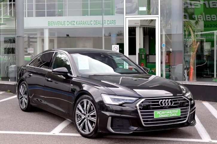 AUDI A6 45TDi QUATTRO 3X S-LINE MATRIX CAM 360 KEYLESS, Auto's, Audi, Bedrijf, A6, 360° camera, 4x4, ABS, Achteruitrijcamera, Adaptieve lichten