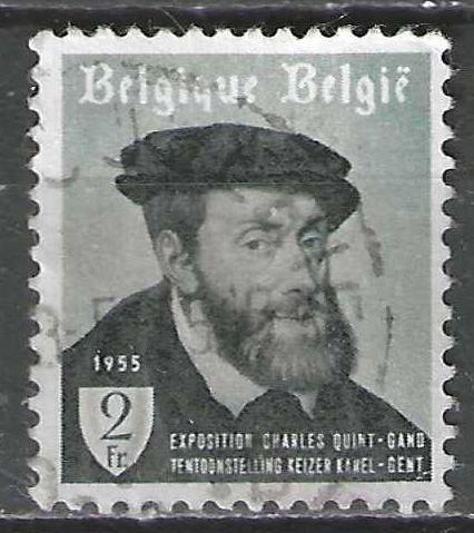 Belgie 1955 - Yvert/OBP 965 - Keizer Karel te Gent  (ST), Postzegels en Munten, Postzegels | Europa | België, Kunst, Gestempeld