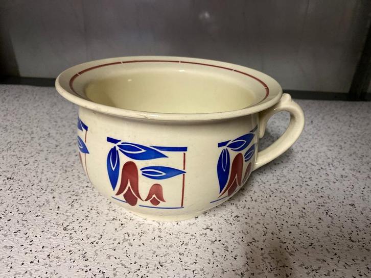 Porseleinen nachtpot/po Badonviller, Antiek en Kunst, Antiek | Porselein, Ophalen