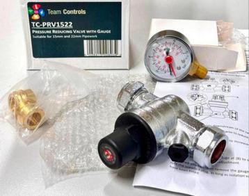 Réducteur de pression d'eau + compteur 15/22 mm Nouveau, Enlèvement ou Envoi