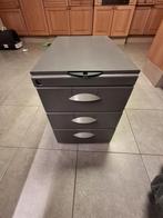 ladeblok metaal, Huis en Inrichting, Ophalen, Met wielen, Gebruikt, Bureau