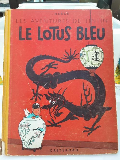 TINTIN  Le Lotus bleu  B6 1952, Livres, BD, Enlèvement ou Envoi