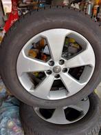 Velgen Opel met winterbanden, Ophalen, Banden en Velgen, 17 inch, Winterbanden