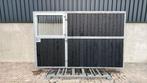 Voorwand met deur links | 3500 x 2200 mm. | B-Keuze, Dieren en Toebehoren, Stalling en Weidegang, Weidegang, 4 paarden of pony's of meer