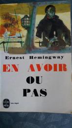 En avoir ou pas, Boeken, Ernest Hemingway, Ophalen