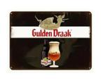 Gulden Draak blikken decoratie plaat, Ophalen of Verzenden, Zo goed als nieuw, Reclamebord