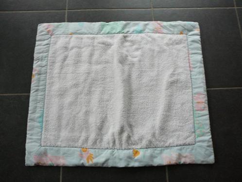 zacht lichtblauw mat/deken - doek in badstof, Kinderen en Baby's, Overige Kinderen en Baby's, Gebruikt, Ophalen of Verzenden