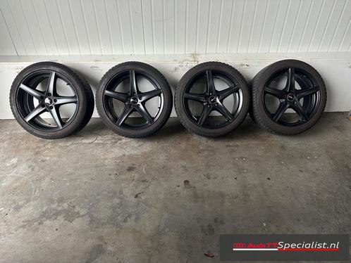 Ronal velgenset 18"  Audi ( A4 )met gladde winterbanden, Auto-onderdelen, Banden en Velgen, Banden en Velgen, Zomerbanden, 18 inch
