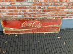 Oud bord coca cola, Verzamelen, Ophalen, Gebruikt, Reclamebord