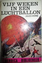 vijf weken in een luchtballon - Jules Verne, Antiquités & Art, Antiquités | Livres & Manuscrits, Enlèvement ou Envoi
