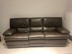 Lederen salon 3-2 zit + relax, Huis en Inrichting, Zetels | Zetels, Ophalen, Leer, Zo goed als nieuw, Rechte bank
