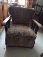 Vintage antieke fauteuil om te bekleden, Huis en Inrichting, Fauteuils, Ophalen
