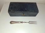 VINTAGE serveervork met oud gevogelte of gebraden, Ophalen of Verzenden