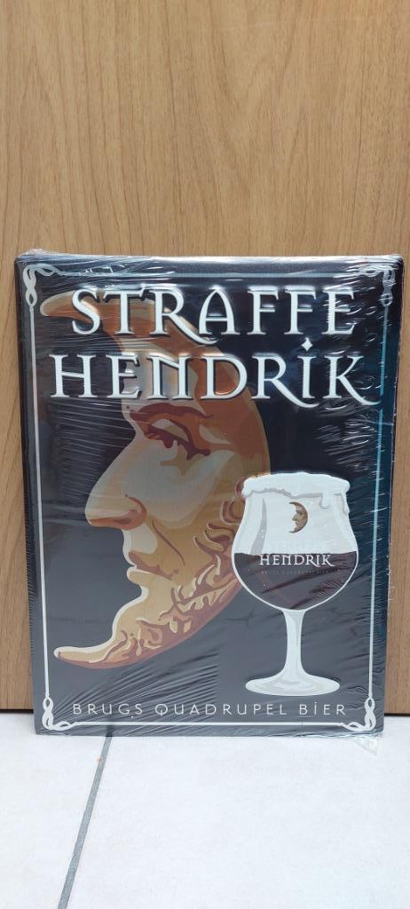 Reclamebord Straffe Hendrik Quadruppel bier, Verzamelen, Biermerken, Nieuw, Reclamebord, Plaat of Schild, Overige merken, Ophalen of Verzenden