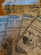 Le Monde – kranten – verzamelaars, Verzamelen, Tijdschriften, Kranten en Knipsels, Ophalen of Verzenden, 1980 tot heden, Krant