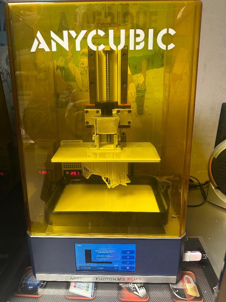 Imprimante 3d resine anycubic m3 plus, Computers en Software, 3D Printers, Zo goed als nieuw, Ingebouwde Wi-Fi, Ophalen