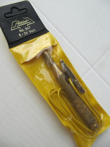 Stylo de test en laiton 6-12-24 volts par Athlet (Bosch), Electroménager, Enlèvement ou Envoi, Neuf
