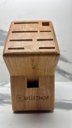 Messenblok Wüsthof, Huis en Inrichting, Ophalen, Gebruikt, Hout