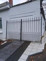 Smeedijzeren poort met 1 paal, Ophalen